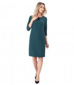 Rochie eleganta cu brosa detasabila