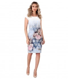 Rochie eleganta cu motive florale