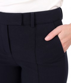 Pantaloni pana din stofa elastica