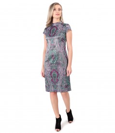 Rochie eleganta cu guler gen tunica