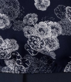 Bluza eleganta din viscoza imprimata cu motive florale