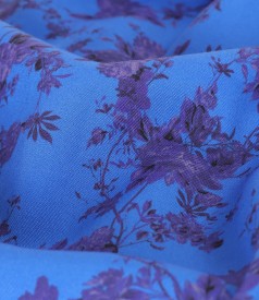 Rochie midi din viscoza imprimata cu motive florale