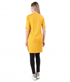 Rochie lejera din jerse elastic fin