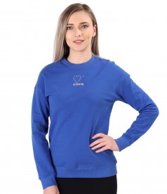Bluza tip hanorac din bumbac