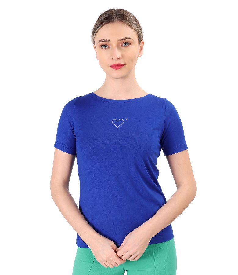 Bluza din jerse elastic fin