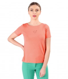 Bluza din jerse elastic fin