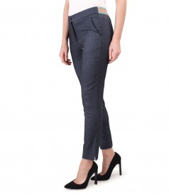 Pantaloni pana din denim elastic