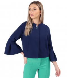 Sacou elegant cu mansete peplum