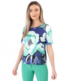 Bluza din jerse elastic de viscoza