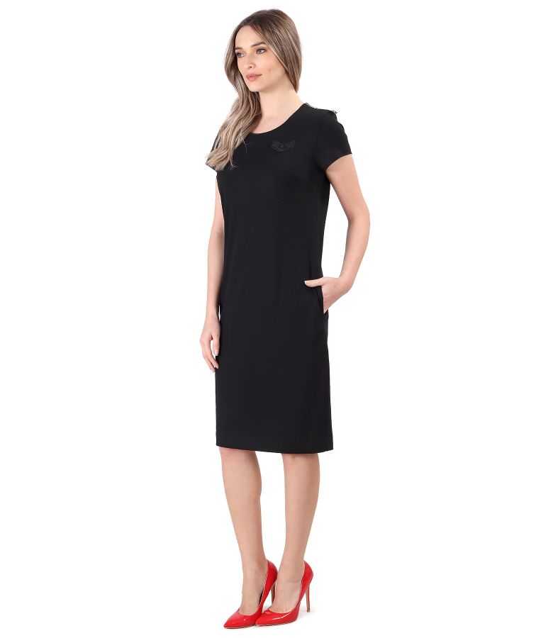 Rochie eleganta din jerse elastic