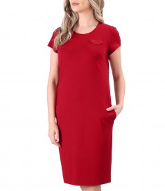 Rochie eleganta din jerse elastic