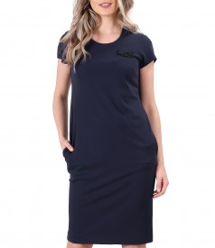 Rochie eleganta din jerse elastic