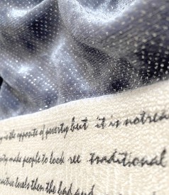 Bluza eleganta din catifea elastica cu fir metalic si elastic decorativ
