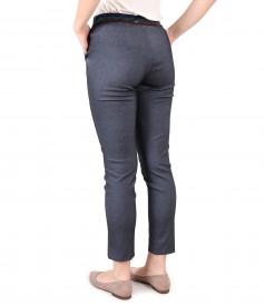 Pantaloni pana din denim elastic