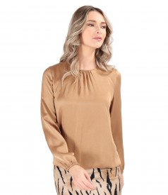 Bluza eleganta din saten de viscoza