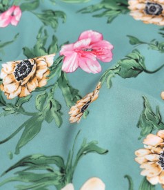 Bluza lejera imprimata cu motive florale