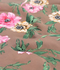 Bluza lejera imprimata cu motive florale
