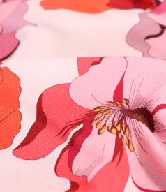 Bluza eleganta din viscoza imprimata cu motive florale