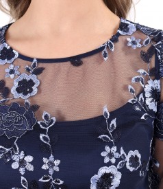 Rochie de seara din dantela cu paiete