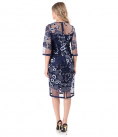 Rochie de seara din dantela cu paiete