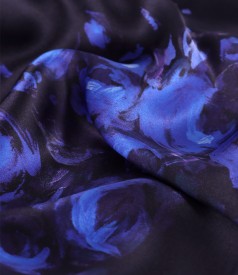 Bluza din matase naturala imprimata cu motive florale