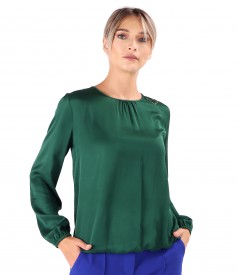 Bluza eleganta din saten de viscoza