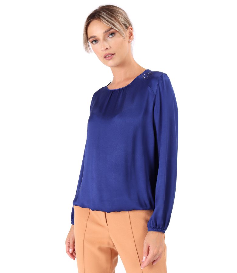 Bluza eleganta din saten de viscoza