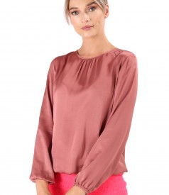 Bluza eleganta din saten de viscoza