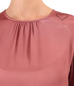 Bluza eleganta din saten de viscoza