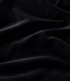 Rochie eleganta din catifea elastica neagra