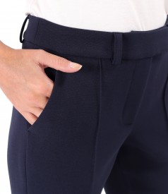 Pantaloni pana din stofa elastica groasa