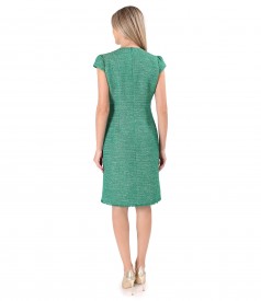 Rochie eleganta din bucle de bumbac