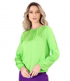 Bluza eleganta din saten de viscoza