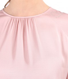 Bluza eleganta din saten de viscoza