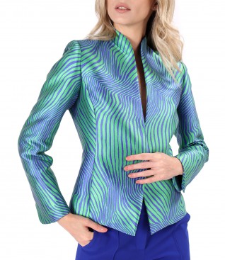 Sacou elegant din stofa cu matase