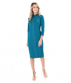 Rochie office din jerse elastic gros