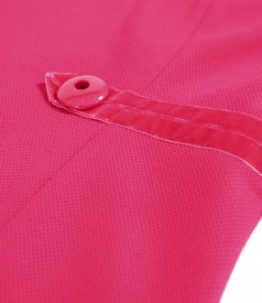 Rochie office evazata din stofa texturata cu viscoza
