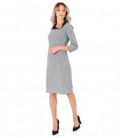 Rochie office din stofa elastica cu viscoza