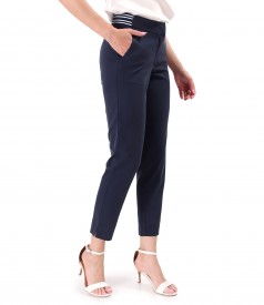 Pantaloni pana lejeri din tencel cu bumbac