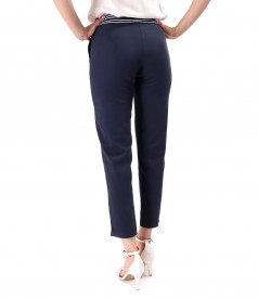 Pantaloni pana lejeri din tencel cu bumbac