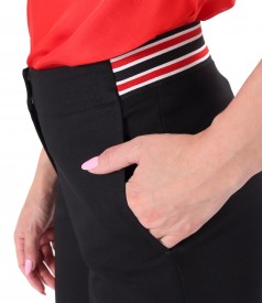 Pantaloni pana lejeri din tencel cu bumbac