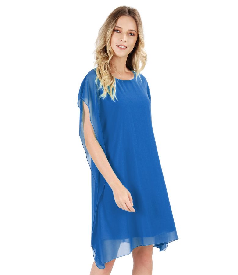 Rochie fluture din voal uni