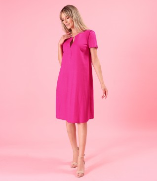 Rochie evazata cu in