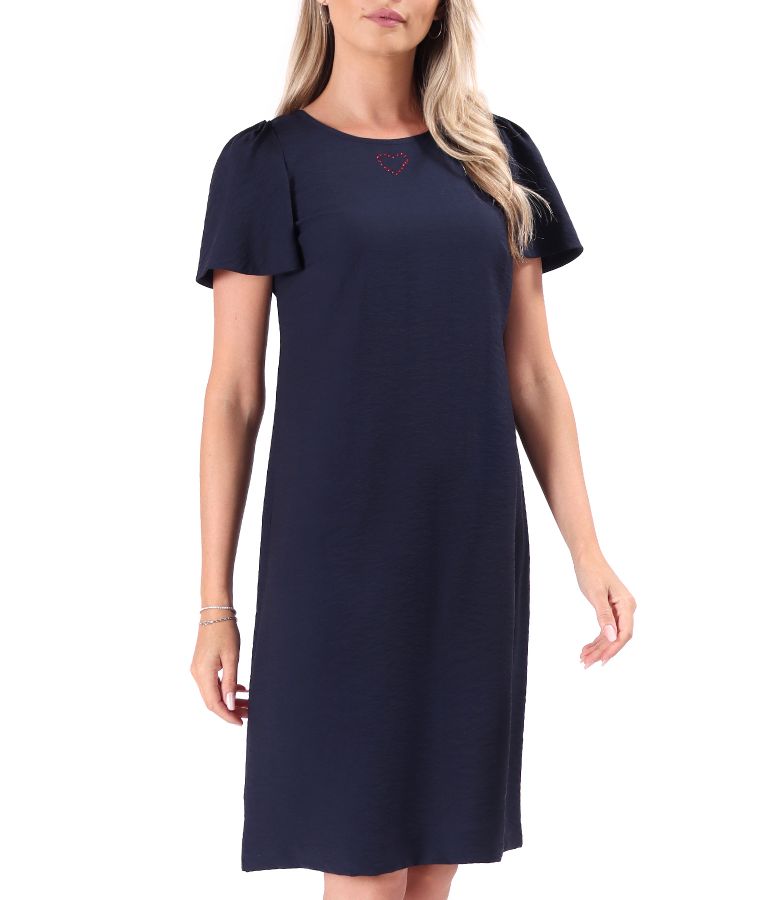 Rochie eleganta din viscoza cu in