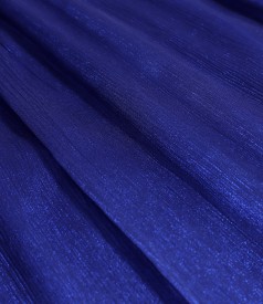 Rochie de seara din voal de matase naturala cu efect lucios