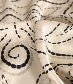 Bluza eleganta din viscoza satinata imprimata