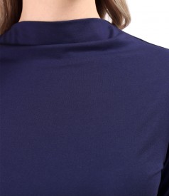 Rochie midi din jerse elastic de viscoza
