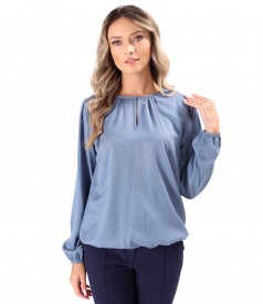 Bluza eleganta din viscoza satinata
