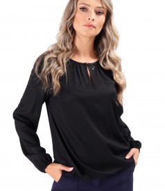 Bluza eleganta din viscoza satinata