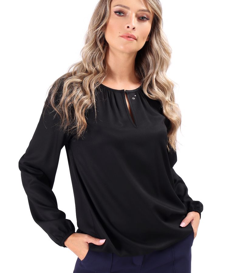 Bluza eleganta din viscoza satinata